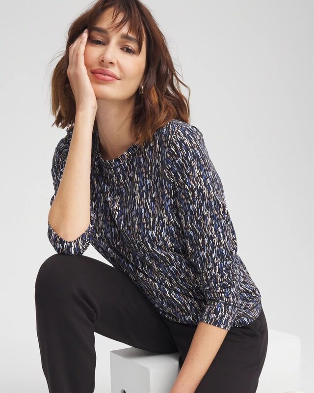 Zenergy UPF Multi-color Long Sleeve Top - image 2
